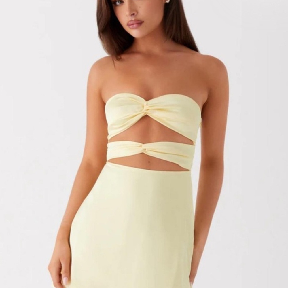 Peppermayo Sunny Yellow Tianna Dress